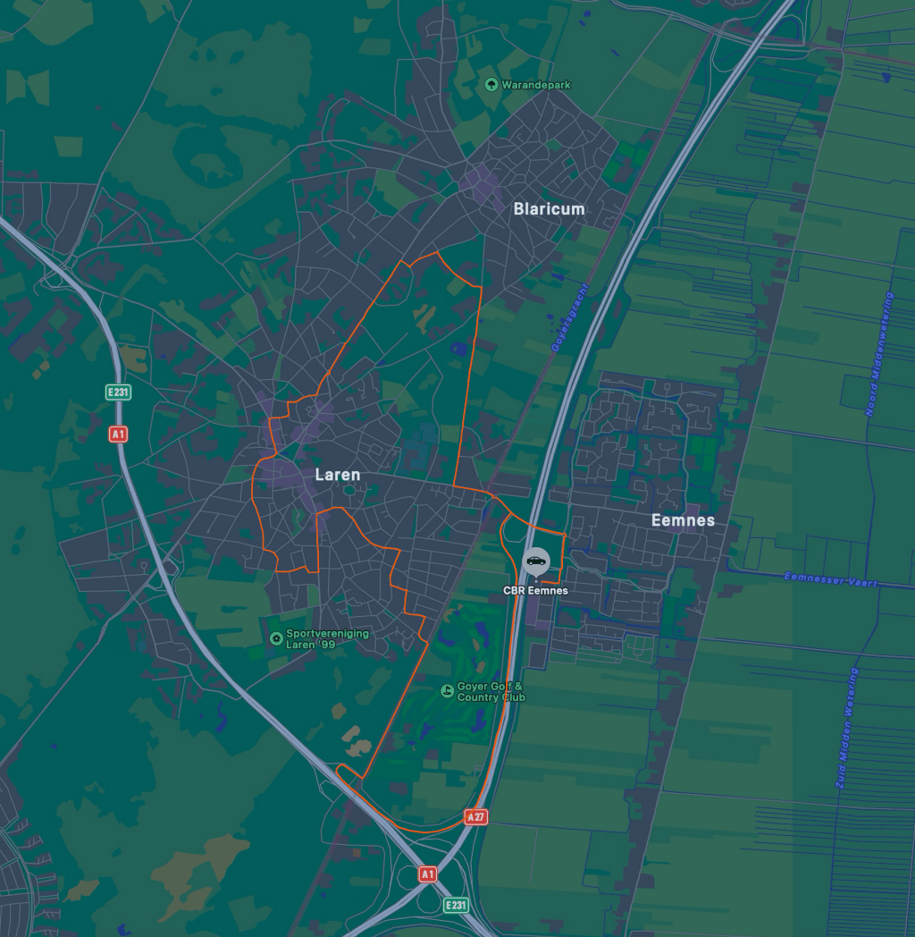 Examenroute Eemnes.